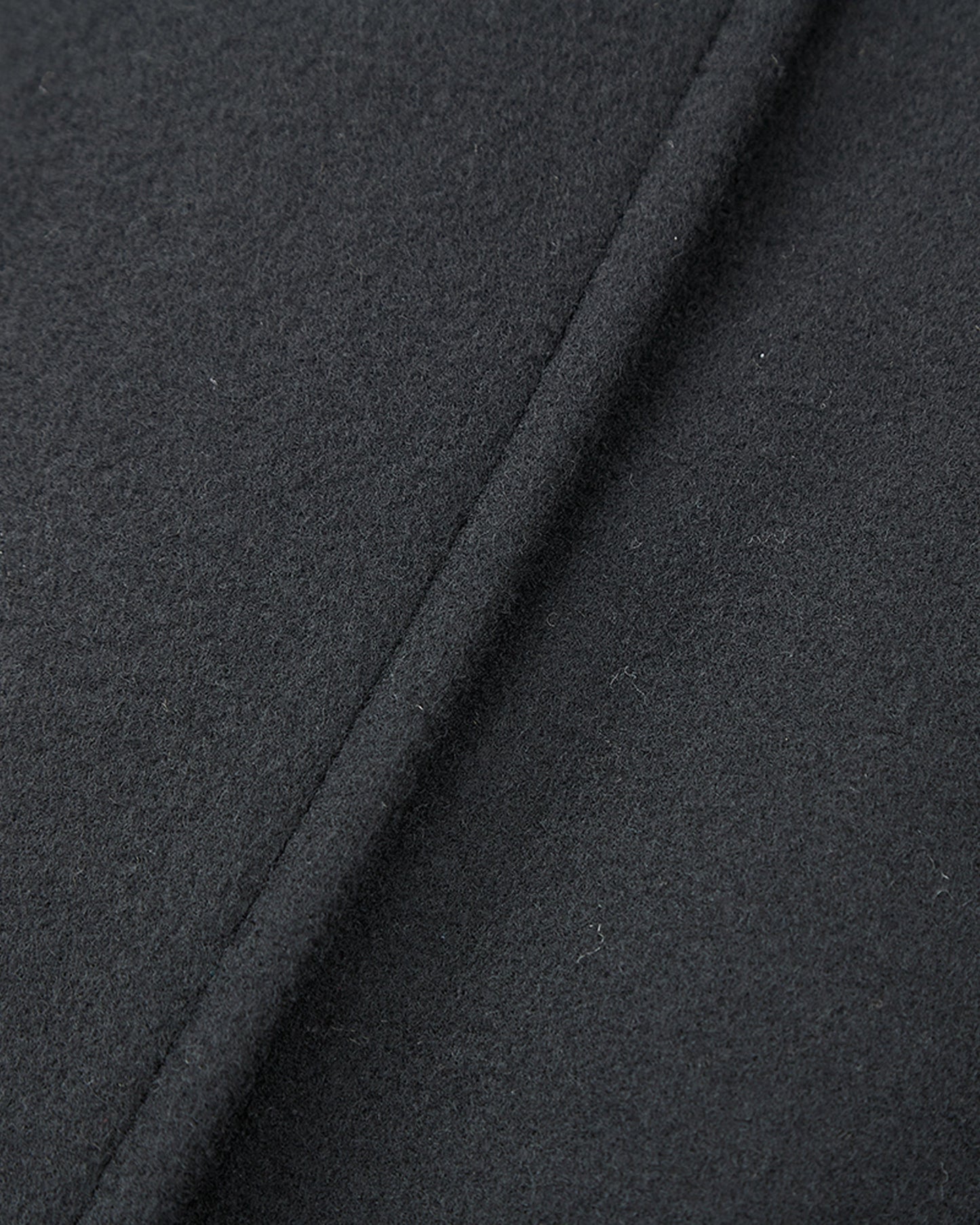 Black Double Breasted Wool Cashmere Long Overcoat - The Platinum Tailor
