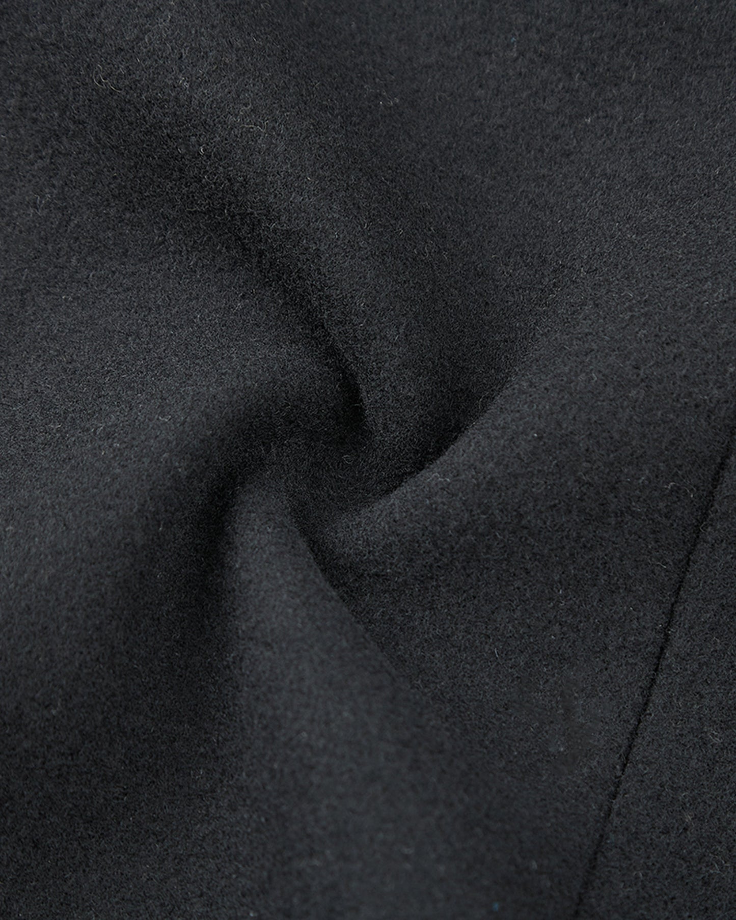 Black Double Breasted Wool Cashmere Long Overcoat - The Platinum Tailor