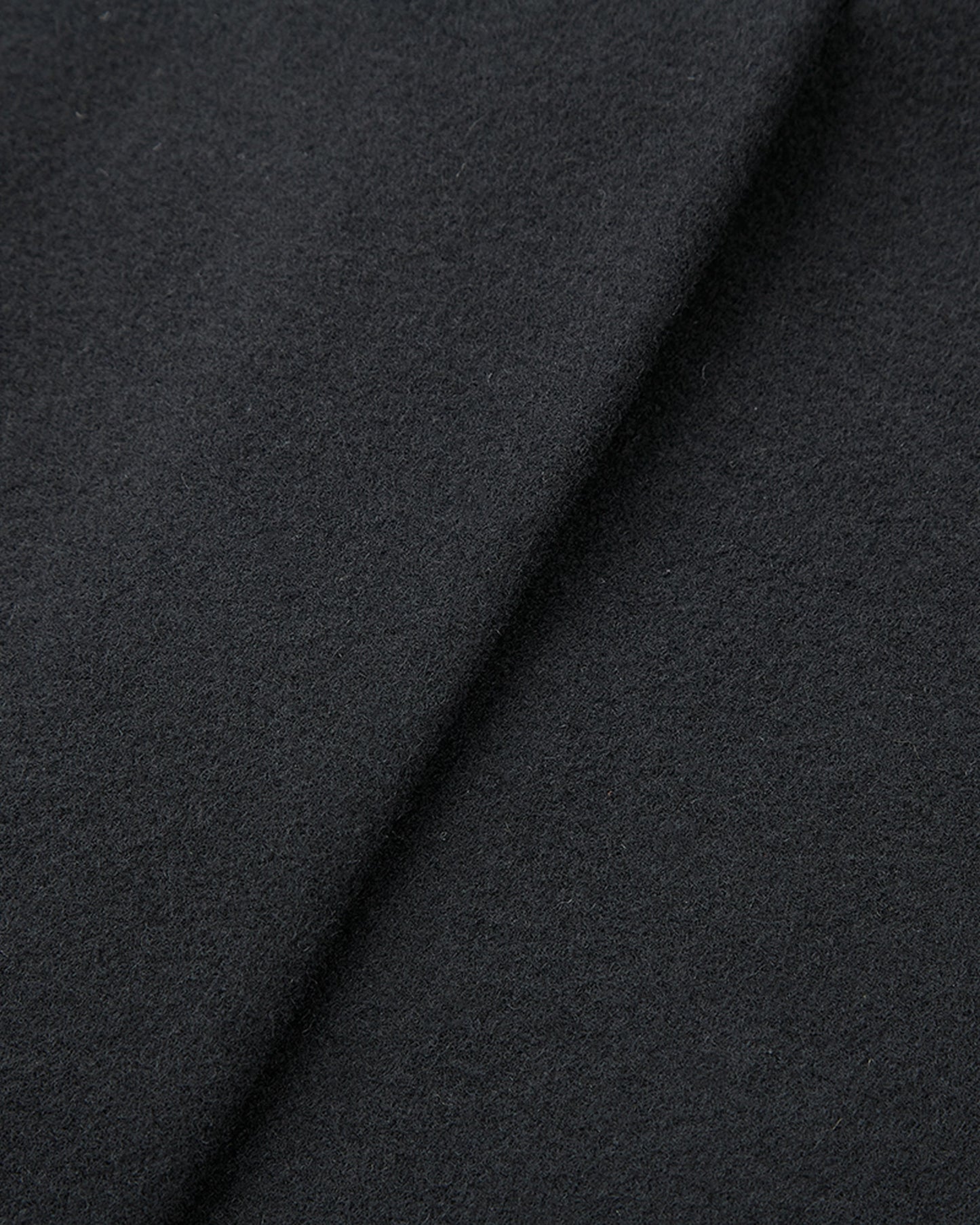 Black Long Wool Cashmere Overcoat Hidden Buttons - The Platinum Tailor