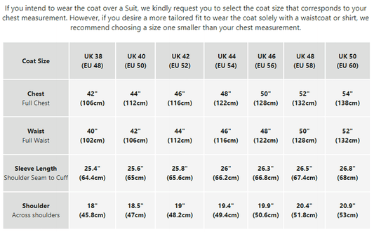 Finding The Perfect Overcoat Size For You - The Platinum Tailor