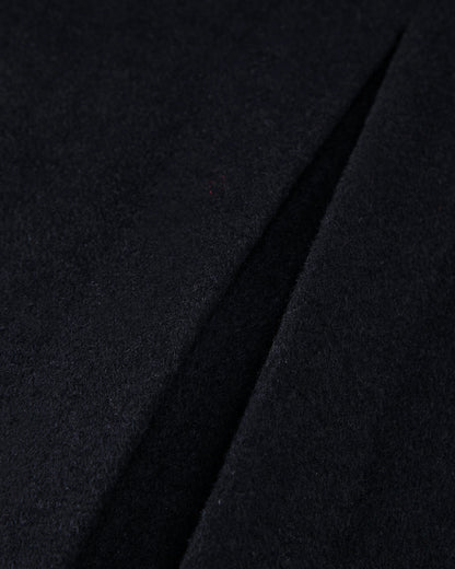 Black Wool Cashmere Greatcoat