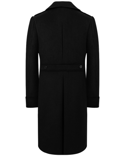 Black Wool Cashmere GreatCoat