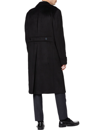 Black Wool Cashmere Greatcoat