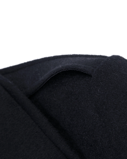 Black Wool Cashmere Greatcoat