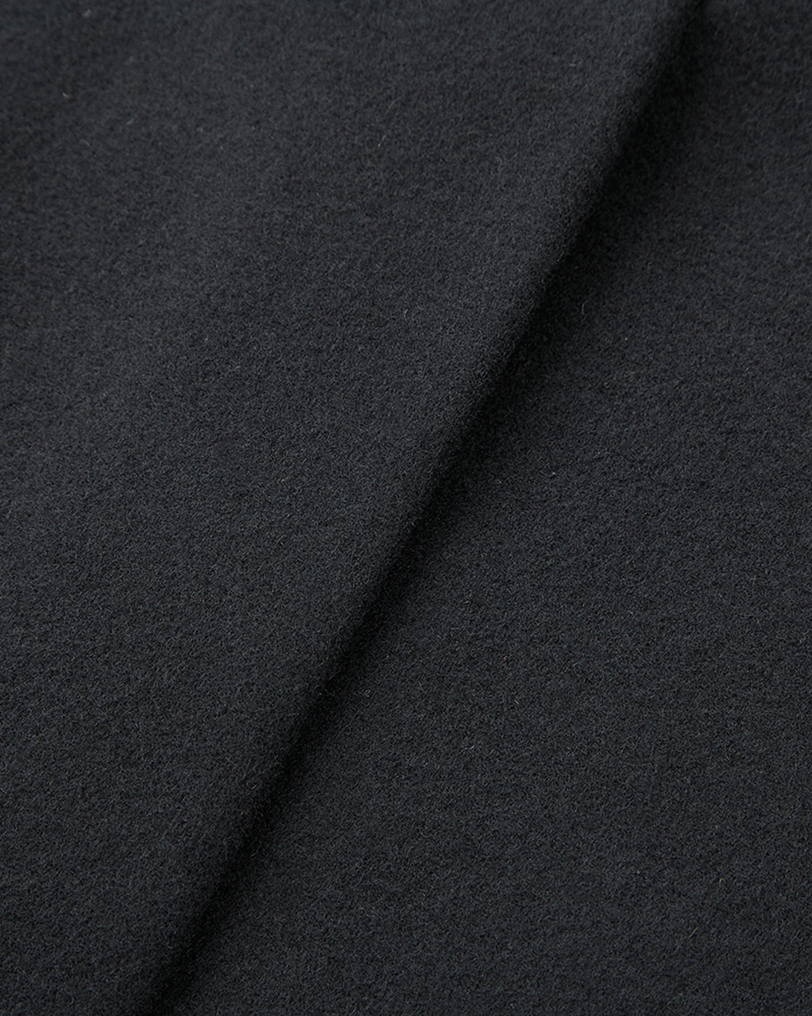 Black Long Wool Cashmere Overcoat Hidden Buttons - The Platinum Tailor